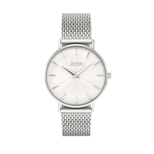 Joop! Reloj analógico de Cuarzo para Mujer con Pulsera de Acero Inoxidable, Resistente al Agua hasta 5 Bares, Viene en una Caja de Regalo