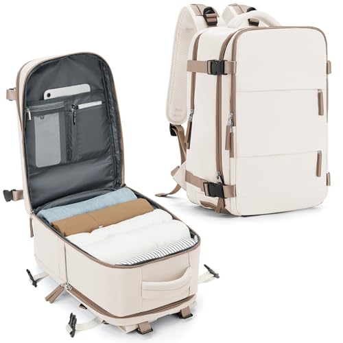 SZLX Mochila Viaje Cabina Avion 40x20x25 Mujer Ryanair Equipaje de Mano 45x36x20 Easyjet Maletas de Viaje Cabina para Portatil 14 Pulgadas Impermeable Bolsa de Viaje Hombre para Trabajo,Escuelas