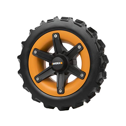 WORX Rodas Landroid WA0953 All-Terrain – para solos macios e relva húmida, adequado para inclinação até 22° ou 40% – montagem simples, não para visão
