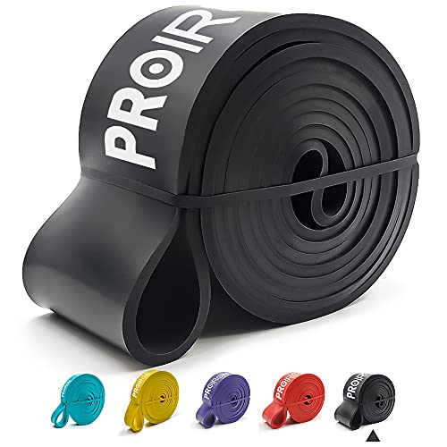 PROIRON Banda elástica de resistência - borracha dominada natural de borracha para alongamento, elevação de potência, ioga, pilates