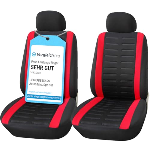 Upgrade4cars Capas para assentos dianteiros de carro, universais, pretos, para motorista e copiloto, acessórios interiores para mulher e homem