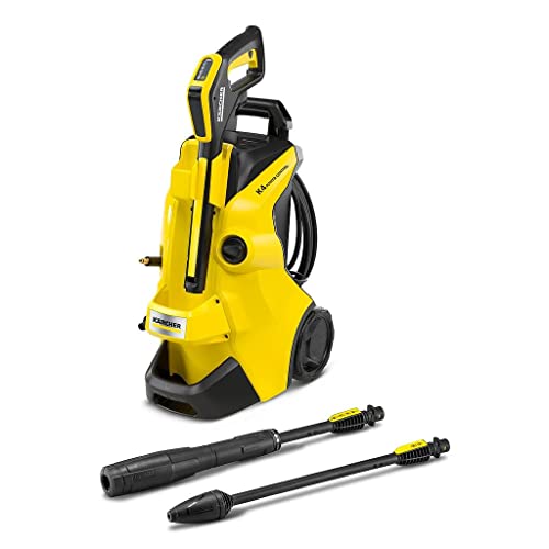 Kärcher Hidro-limpeza K 4 Power Control, pressão: 130 Bar, fluxo de fluxo: 420 l/h, desempenho: 30 m²/h, filtro de água, 11,5 kg, pistola e mangueira de alta pressão, bocal turbo turbo, dança