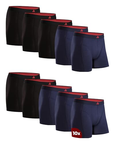 DANISH ENDURANCE Cuecas homem boxer de bambu, com ou sem cuecas, macias e elásticas, 3 pacotes - boxers para homem, roupa interior