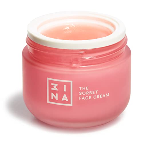 3INA MAKEUP - The Sorbet Cream - creme facial hidratante com niacinamida - creme facial com azeite e amêndoas - creme dia e noite para todos os tipos de peles - Vegan - Cruelty Free