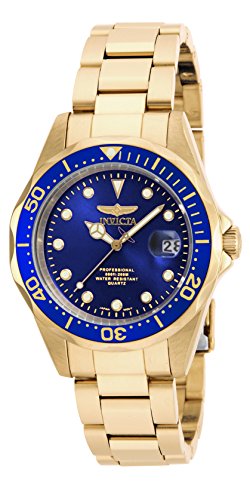 Invicta Pro Diver Relógio de quartzo masculino de aço inoxidável, 37 mm