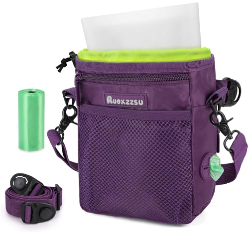 Ruoxzzsu Sacos de golosinas para cães saco prémios cão mala carros cão mala prémios cão treino saco de treino para cães bolsa de silicone