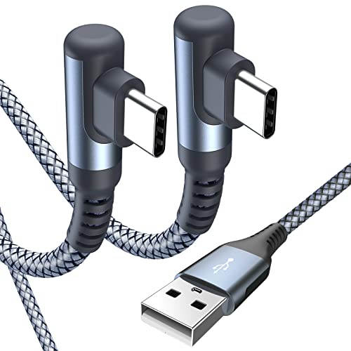 Cabo USB C de carregamento rápido de 3,1 A, 2 peças de 1,5 m, cabo de nylon para iPhone 15/Pro/Max/Plus, amsung Galaxy S24 S22, 21,S21,S20 S10 S9, Note10/,M31 M30s M20, A77 1 Anos Mi9/8