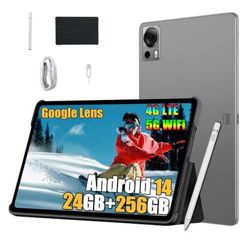 Blackview Tab16 Pro 2025 Jogos Tablet11 polegadas, 24 GB + 256 GB/2TB Tablet Android 14, 4G LTE 5G WiFi, 2K FHD+ Gaming Tablet, 7700 mAh, 13 MP,Modo PC, caneta inteligente + Capa 2 anos de garantia