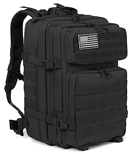QT&QY Mochilas militares táticas 45 L Molle mochila de assalto do exército mala Bug Out de 3 dias mochila de caminhada para acampar