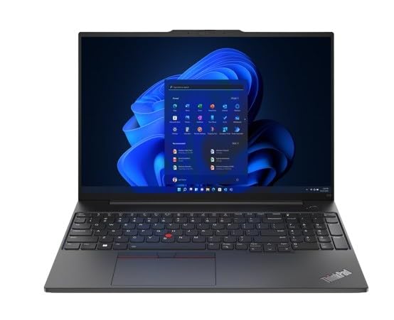 Lenovo ThinkPad Computador portátil FHD de 16", Intel Core i7-1355U, 8 GB RAM, 512 SSD, Integrated Iris Xe Graphics, Windows 11 Pro, Graphite Black, teclado QWERTY espanhol