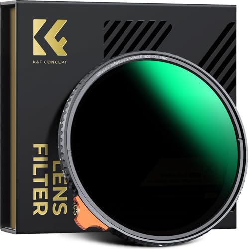 K&F Concept Nano-Xcel 82 mm ND2-400 filtro variável de refletividade ultra-baixa, filtro variável ND2-400 de densidade neutra com 28 camadas revestimento nano
