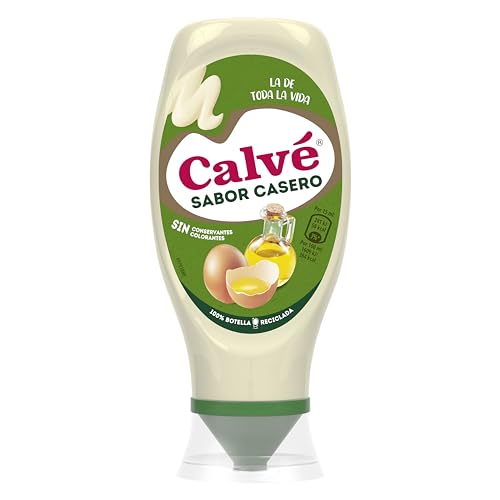 Calvé Molho bocabajo sabor caseiro sem conservantes, 30% menos sal 430 ml, pack 12 unidades