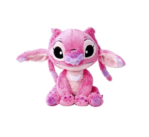 Simba Disney Anjo de Lilo e StitCh PeluChe, 25 cm, adequado para todas as idades, cor rosa (6315876954)