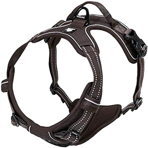 TrueLove TLH5651 - Arnês para cães, as costuras refletoras 3M garantem visibilidade noturna, aventuras ao ar livre, colete de arnês para cães grandes, cachorros