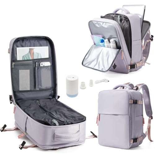 kibachev Leve mochila viagem cabine avião 40 x 30 x 20 Ryanair Wizzair mochila a vácuo mala bagagem de mão 40 x 20 x 25 mala de viagem homem mulher malas de viagem cabine mochila portátil 14 polegadas