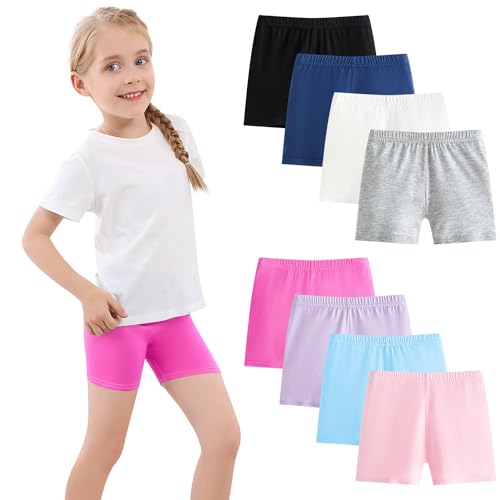 Charmi 8 Leggings Curtas, Calção, Shorts de Verão, Menina, Pacote de 8