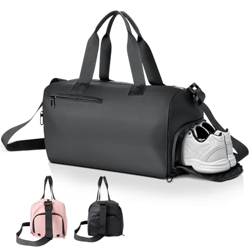 Romon Saco de desporto, saco de ginásio para homem mulher grande bolsa de viagem com sapatos e compartimentos húmidos fim de semana Travel Duffle Bag, mochila viagem malas desportivas fitness Gym