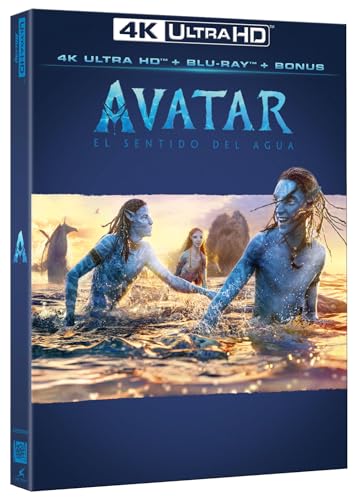 Avatar: El Sentido del Agua (Avatar: The Way of Water) (4K UHD + Blu-ray + Blu-ray Extras) (disco 4K UHD en Dolby Vision)