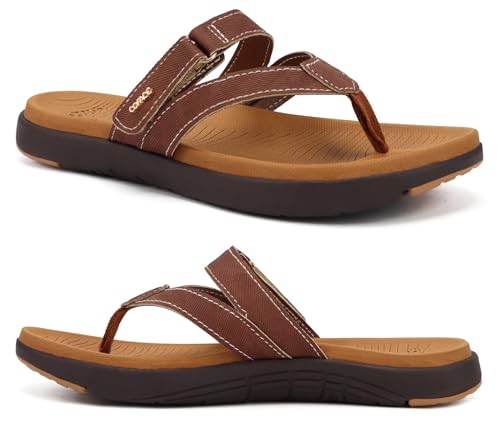 COFACE Chinelos mulher moda ortopédica conforto couro tecido elegantes sandálias de dedo senhora diário pele verão praia piscina Flip Flop leve aberta chinelos pala antiderrapante borracha sola