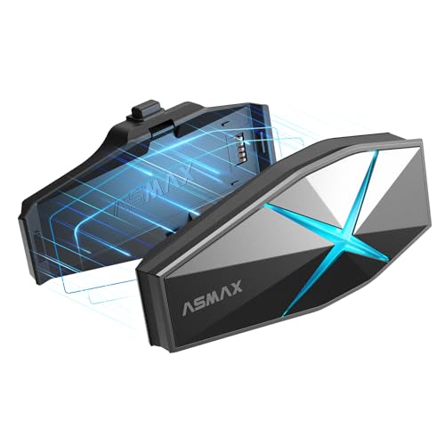 ASMAX F1 Intercomunicador capacete moto Bluetooth, controlo de voz Mesh Intercom, 10 motociclistas 1,8 km, carregamento rápido/emparelhamento universal/cancelamento de ruído/IP67 impermeável