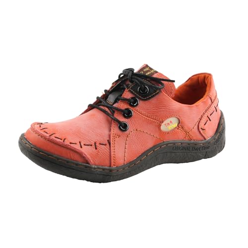 TMA EYES Confortáveis, modernos e retro sapatos casuais de couro costurados à mão