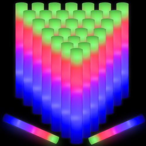 YQXTOOEL 110 unidades Barras luminosas fluorescentes, bastões LED casamento, hora louca e barras luminosas para festas para decoração carnaval, palitos de luz festa
