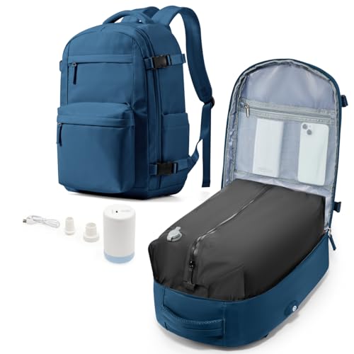 livbote Mochila viagem cabine avion 40 x 20 x 30, mochila de mão 30 l impermeável homem mulher, mochila portátil 15,6 polegadas com USB