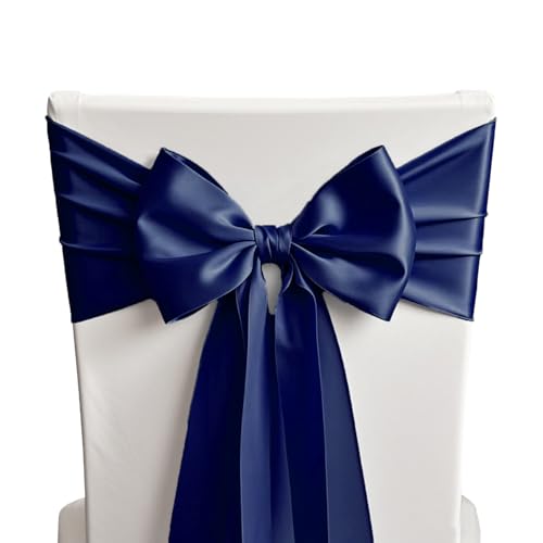 SINSSOWL 25 peças decoração de casamento gravatas-borboleta de cetim multicolorido para cadeira em estojo e suprimentos para festas capa para cadeira faixas fita para cadeira