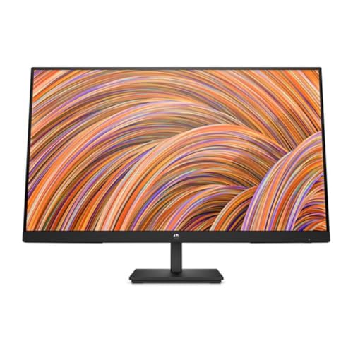 HP V27i G5 Monitor FHD de 27" de 16:9, antirreflexo, painel IPS de 75 Hz, tempo de resposta 5 ms, inclinável, VESA 10 x 10 cm, AMD FreeSync, 250 Nits, Low Blue Light, preto