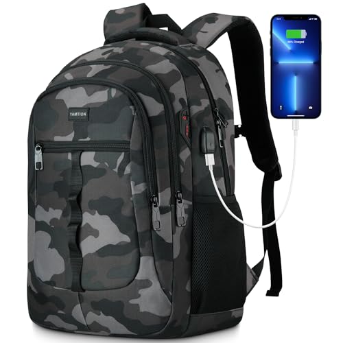 Mochila escolar para homem, 17,3 polegadas mochila juvenil mochila portátil para adolescente estudante universidade instituto escritório trabalho