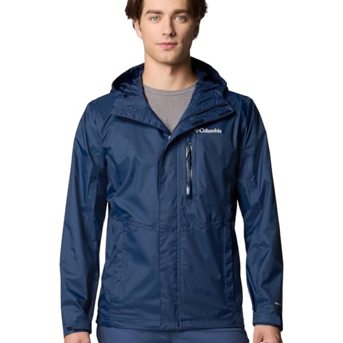 Columbia Pouring Adventure 3 Jacket casaco impermeável para a chuva para homem (embalagem de 1)
