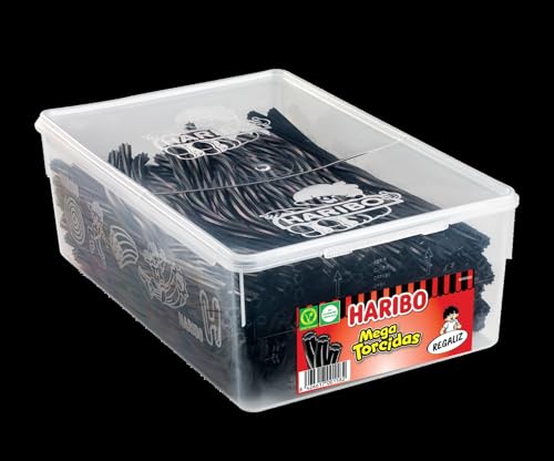 HARIBO MEGA TORCIDAS presente frasco de 200 unidades