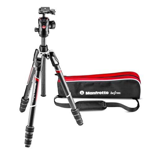MANFROTTO Trépied Befree Carbone MKBFRTC4GT-BH Avec Ball