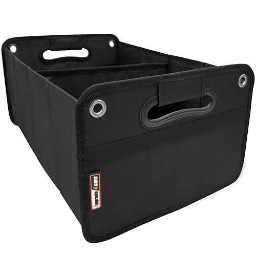 Upgrade4cars Bolsa para mala de carro | Organizador para compras, ferramentas e limpeza, mala organizadora carrinho caixa dobrável armazenamento acessórios interior