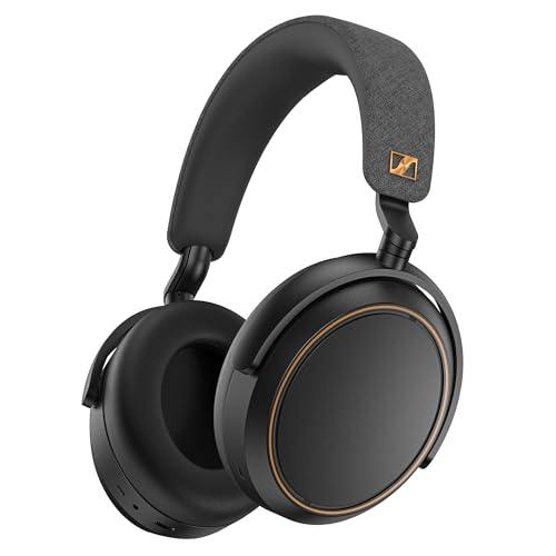 Sennheiser Auriculares Momentum 4 Wireless Special Edition: Auriculares Bluetooth para chamadas nítidas com cancelamento de ruído adaptativo, 60 horas de duração da bateria, preto/cobre