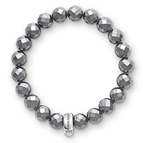 THOMAS SABO Charm Bracelet Hematite 925 Sterling Silver X0187-064-11