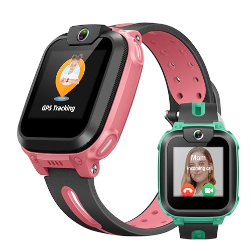 imoo Relógio de telefone relógio inteligente para crianças, telefone inteligente para crianças com vídeo, relógio GPS para crianças com localização em tempo real IPX8 resistente à água