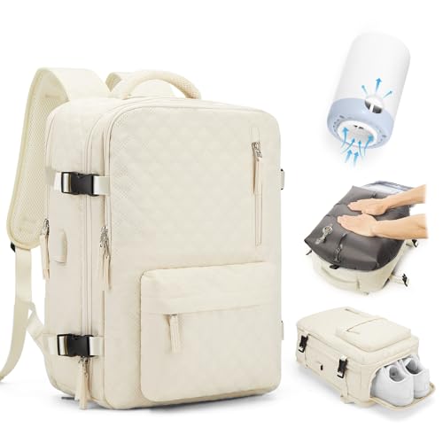 Mochila viagem cabine avião 40 x 30 x 20 para Ryanair mochilas a vácuo com bomba para mulher mala de cabine 45 x 36 x 20 Easyjet bagagem de mão mochila de caminhada mochila impermeável cabine mochila