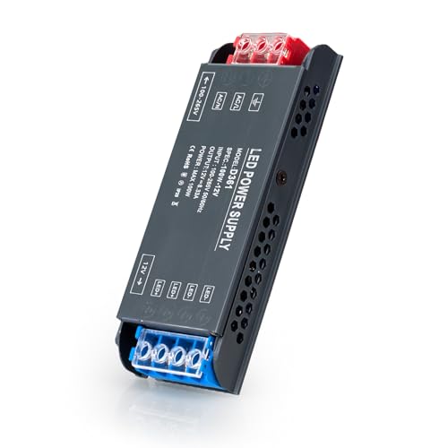 Transformador 220 V a 12 V 100 W 8,3 A LED Driver, BRIMETI fonte de alimentação ultra fina 220 V a 12 V DC Driver de baixa tensão controlador LED tensão constante