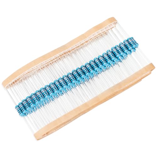 Innfeeltech 150 peças 1w 1% de tolerância 100k Ohm resistência de película metálica DIY projeto e experiência