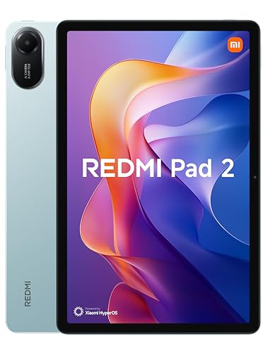 Xiaomi Redmi Pad 2 Tablet de 11" 2,5 K (MediaTek G100-Ultra, 8 GB de RAM, 256 GB de ROM, WiFi 5 + Bluetooth 5.3, bateria de 9000 mAh, carregador não incluído), verde (versão EST) )