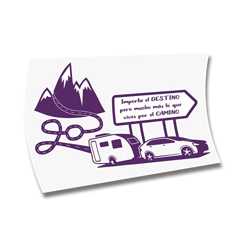 Autocolante Caravana VINILOS AUTOCARAVANAS Caminho Sticker Vinyl (roxo, 150 x 96,8 cm)