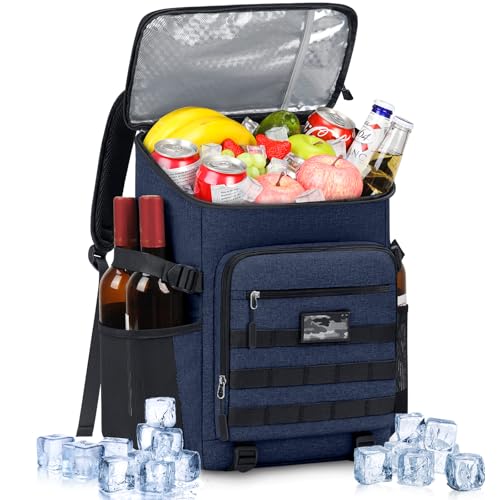 NEWHEY Mochila térmica 30 l impermeável almoço grande capacidade mochila frigorífico isotérmica saco piquenique durável e leve para exteriores trabalho campismo praia caminhadas
