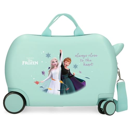 Disney Maleta Infantil Rígida Cierre de combinación Lateral 4 Ruedas Equipaje de Mano está Fabricada en ABS, un Material rígido y Ligero.