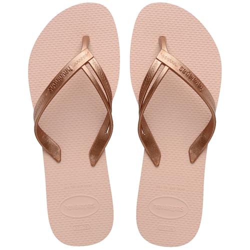 Havaianas - Elegance, Chanclas Elegantes, Duraderas y Cómodas, con Tiras Elegantes y Suela Antideslizante, Mujer