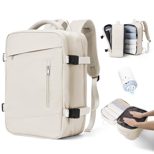 SEAFEW Mochila viagem cabine avião 40 x 20 x 25 para Ryanair mochilas para mulher mala de cabine bagagem de mão cabine avião mochila de caminhada mochila impermeável cabine mochila de cabine mochila