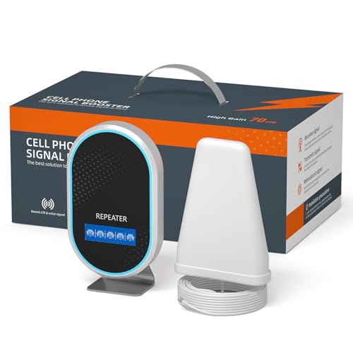 Amplificador de cobertura móvel novo design 800 900 1800 2100 2600 MHZ LTE banda (20/8/3/1/7) amplificador 4G LTE 3G GSM compatível com Simiyo/Orange/Yoigo/LEBARA antista. ena de interior e