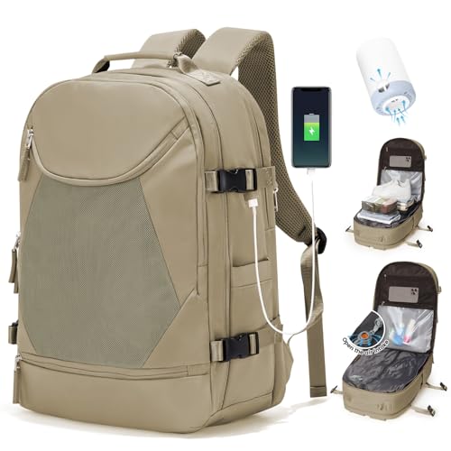SZLX Mochila a vácuo com bomba mochila viagem cabine avião 40 x 20 x 25 mulher Ryanair bagagem de mão 40 x 30 x 20 Ryanair malas de viagem 45 x 36 x 20 Easyjet mala portátil 14 polegadas homem com
