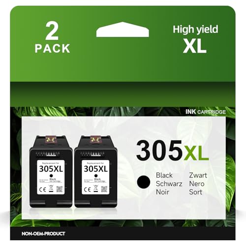 305XL Cartuchos de impressora para HP 305 substituição para HP 305 cartuchos para HP DeskJet 2700 2710 2720e 2722e 4110e Deskjet Plus 4100 4130e Envy 6000 6010e 60000e 60000000020DD 30e Envy Pro 6400