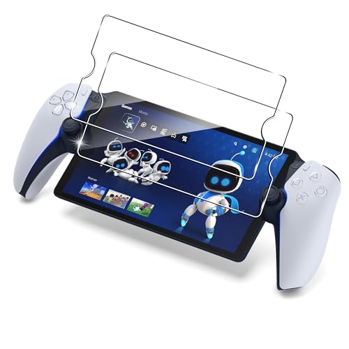 FDHYFGDY Vidro temperado para Sony PS5 Playstation Portal/PS Portal【2 peças】protetor de ecrã, 9H dureza HD vidro temperado anti-riscos sem bolhas Glass Screen Protetor